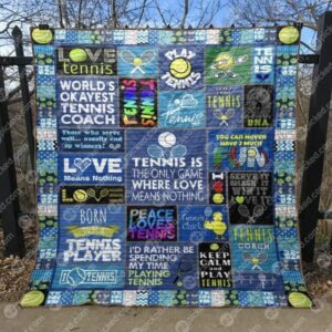 Born To Be A Tennis Player Quilt Blanket Tm99  Quilt